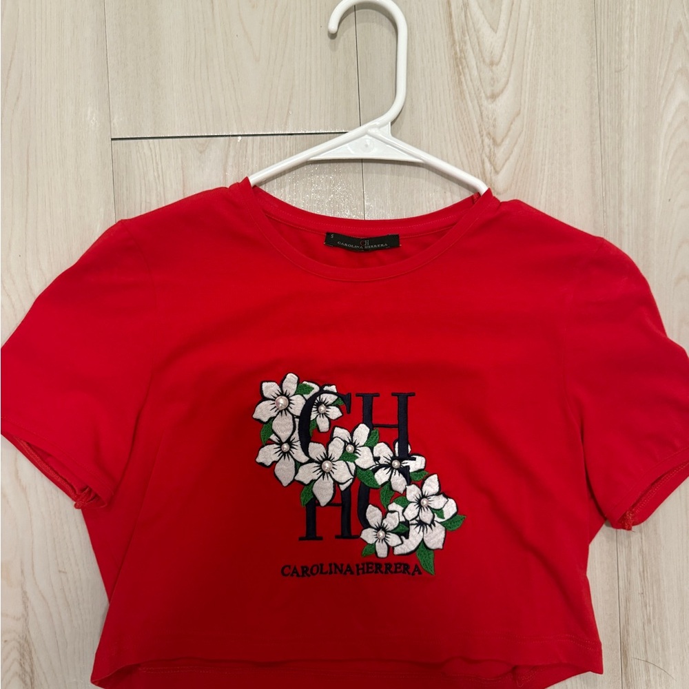 Carolina Herrera Vibrant Red Top